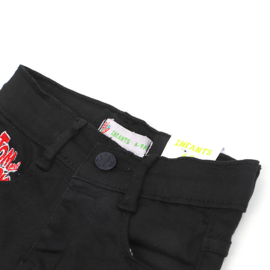 Infants Boys Pant Denim Character- BLACK