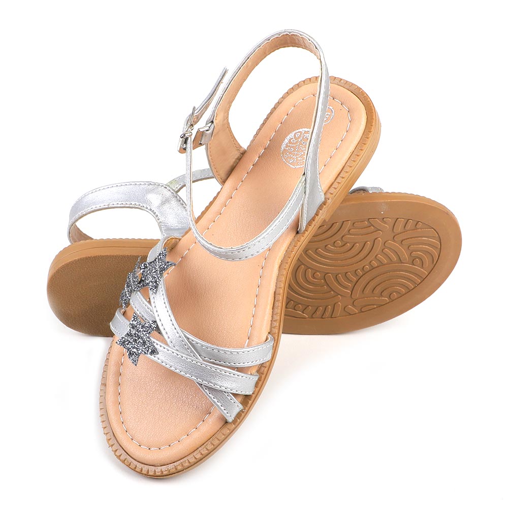 Stylish Girls Sandal 1205 - Silver