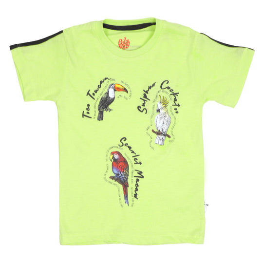 Boys T-Shirt Birdies - Sharp Green