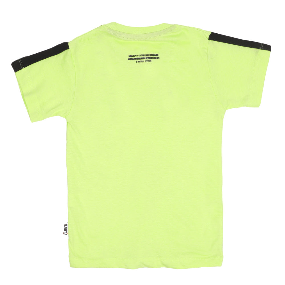 Boys T-Shirt Birdies - Sharp Green