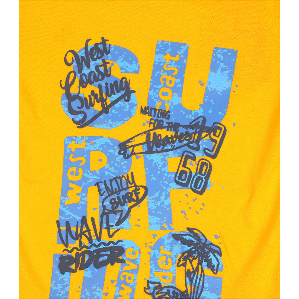 Boys T-Shirt Wave Rider - Citrus