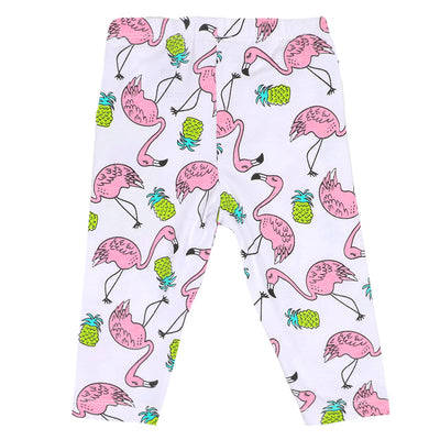 Infant Girls Tights Printed Flamingo -Printed