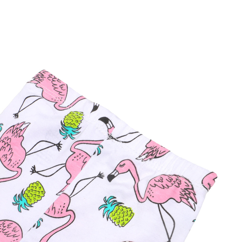 Infant Girls Tights Printed Flamingo -Printed