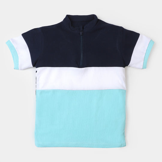 Boys Polo Shirt Banned | Navy Blue