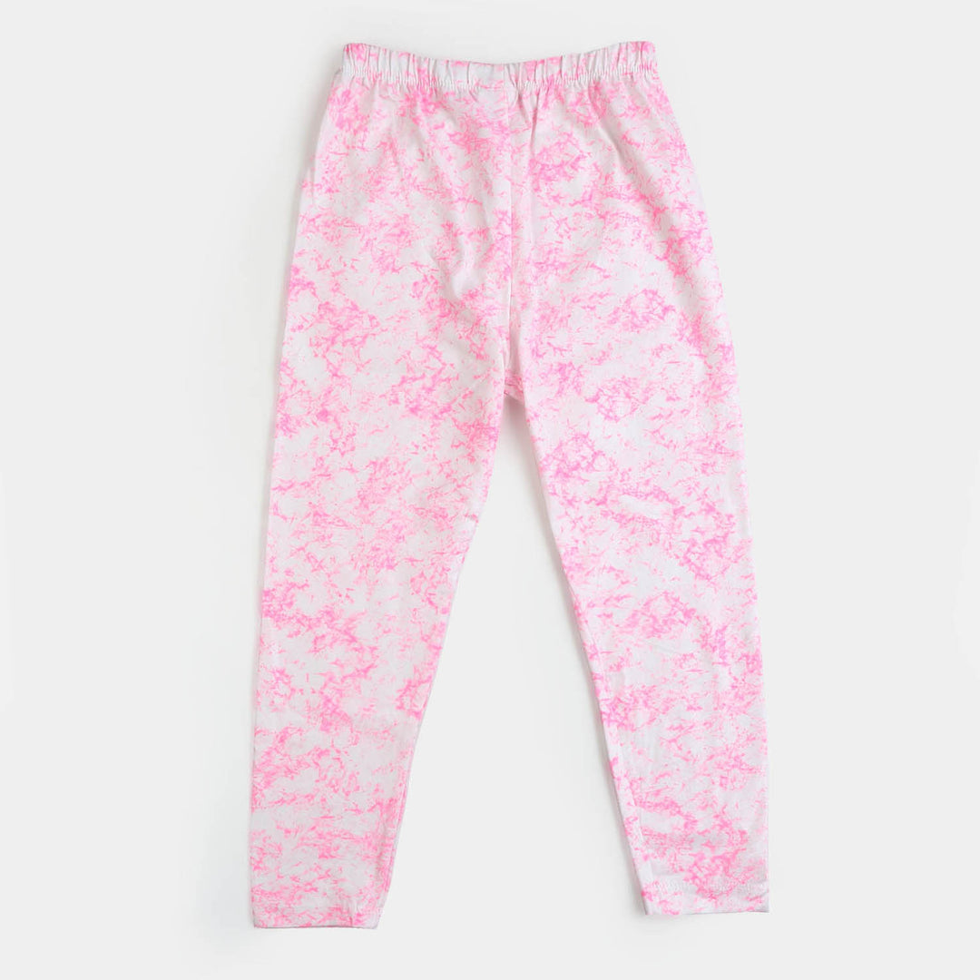 Girls Jersey Tights Tie Dye - Pink