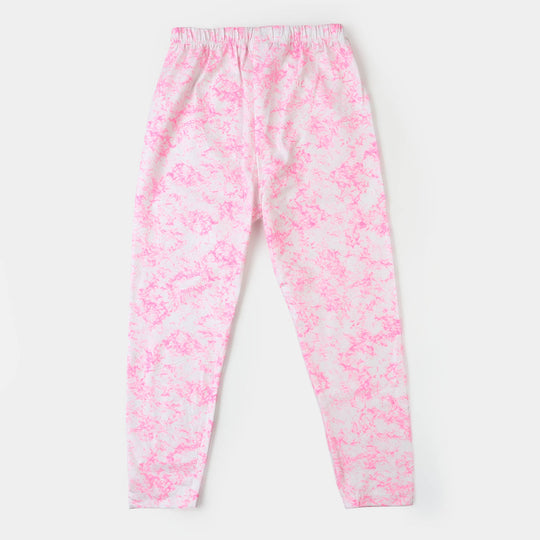 Girls Jersey Tights Tie Dye - Pink