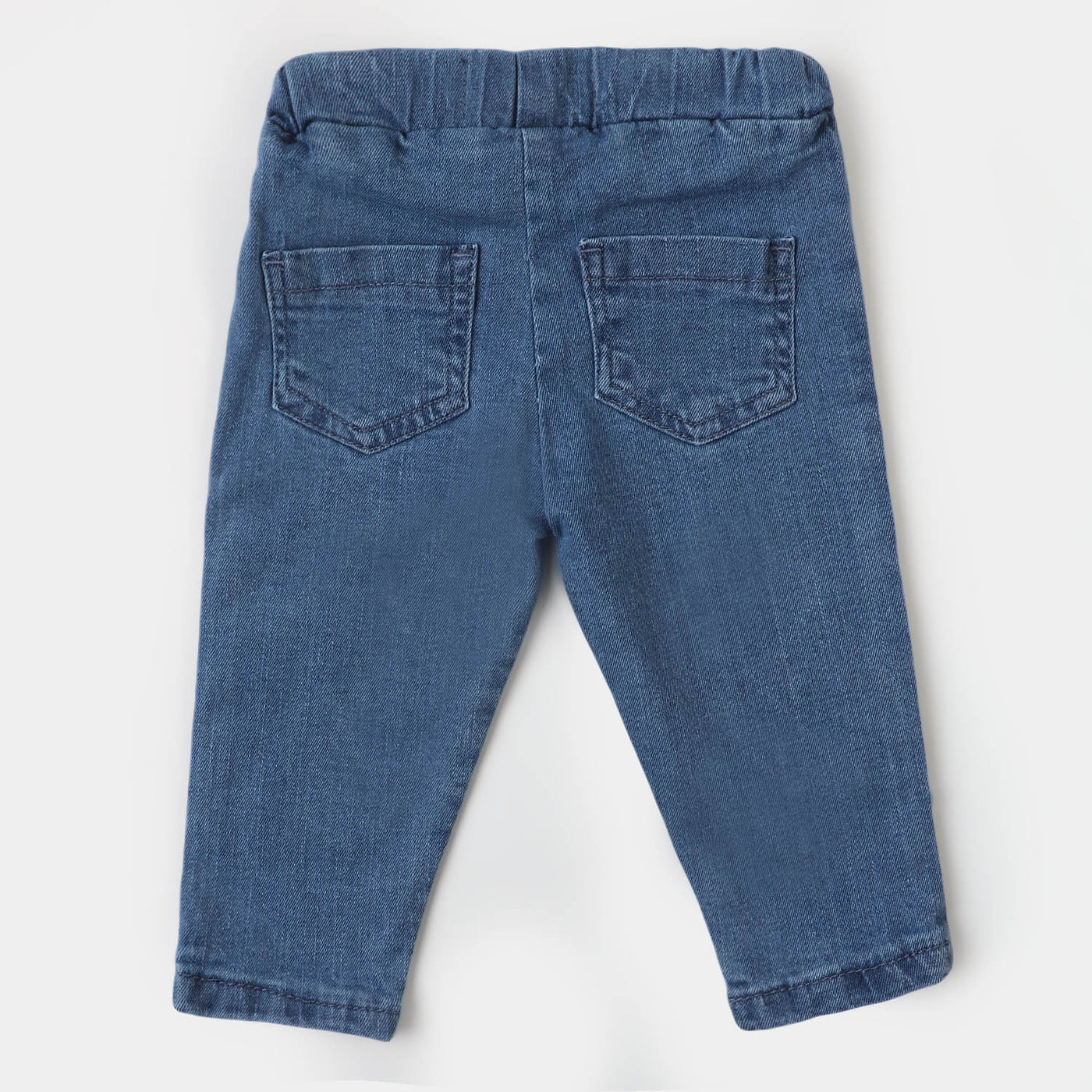 Infant Boys Denim Pant Knee Patch - Ice Blue