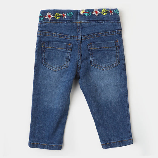 Infant Girls Denim Pant Autumn - Light Blue