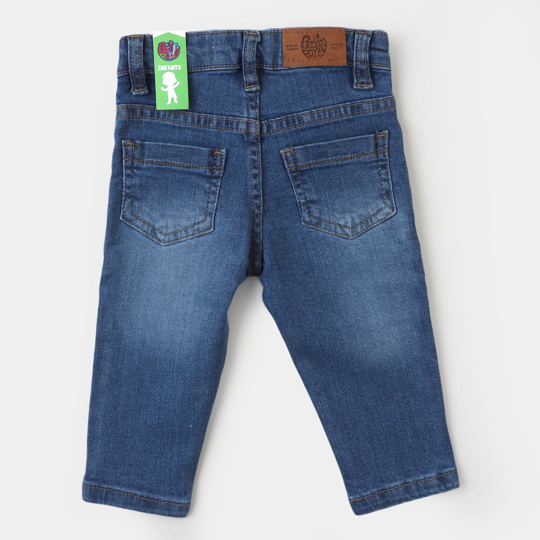 Infant Boys Denim Pant Peanuts - Mid Blue