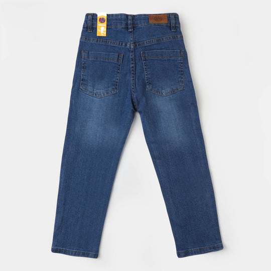 Boys Denim Pant Peanuts - Mid Blue