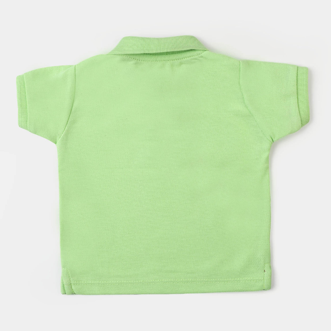 Infant Boys Cotton Polo T-Shirt Zebra - Green