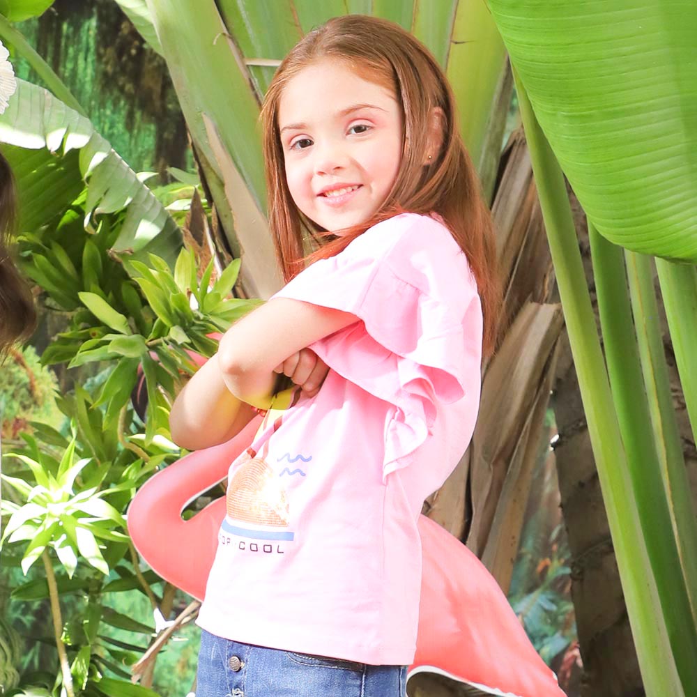 Girls T-Shirt Tropicool - Pink