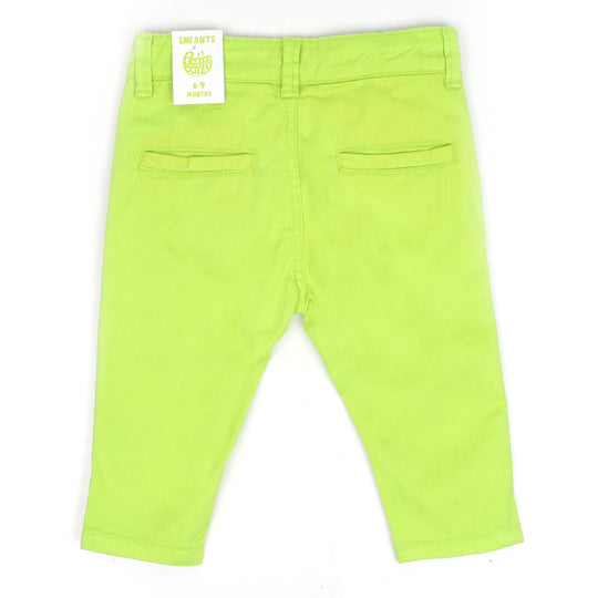 Infant Boys Pant Cotton Basic S2 -Sharp Green