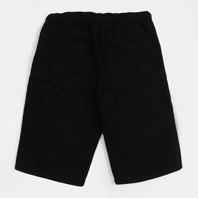 Teens Boys Cotton Short Riders - BLACK