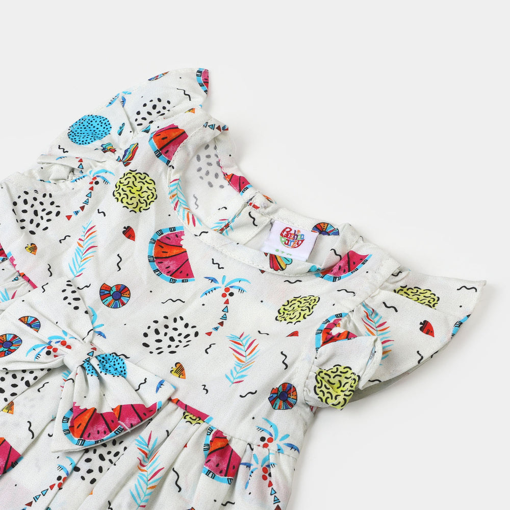 Infant Girls Woven 2Pcs Suit Summer - White