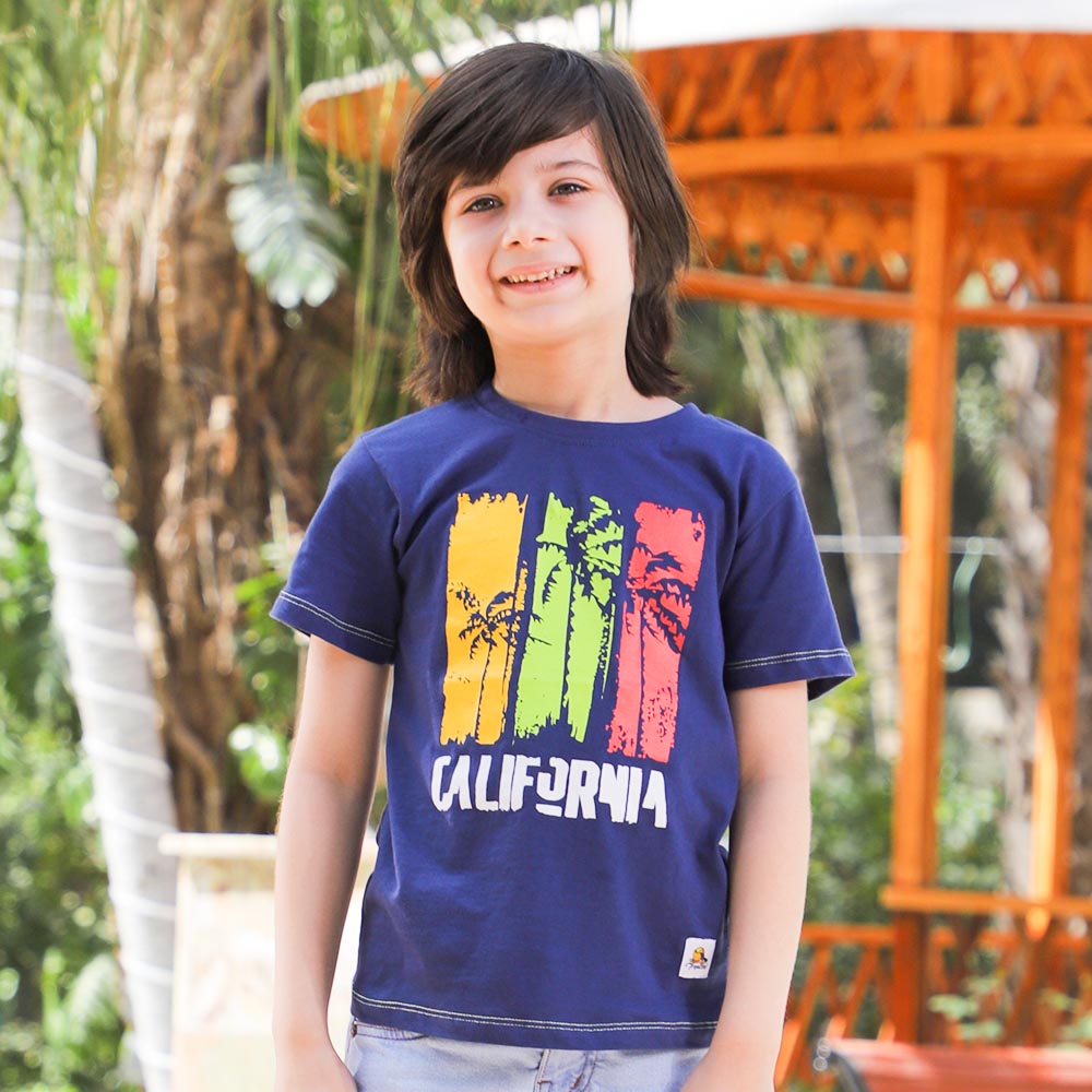 Boys T-Shirt H/S California - NAVY