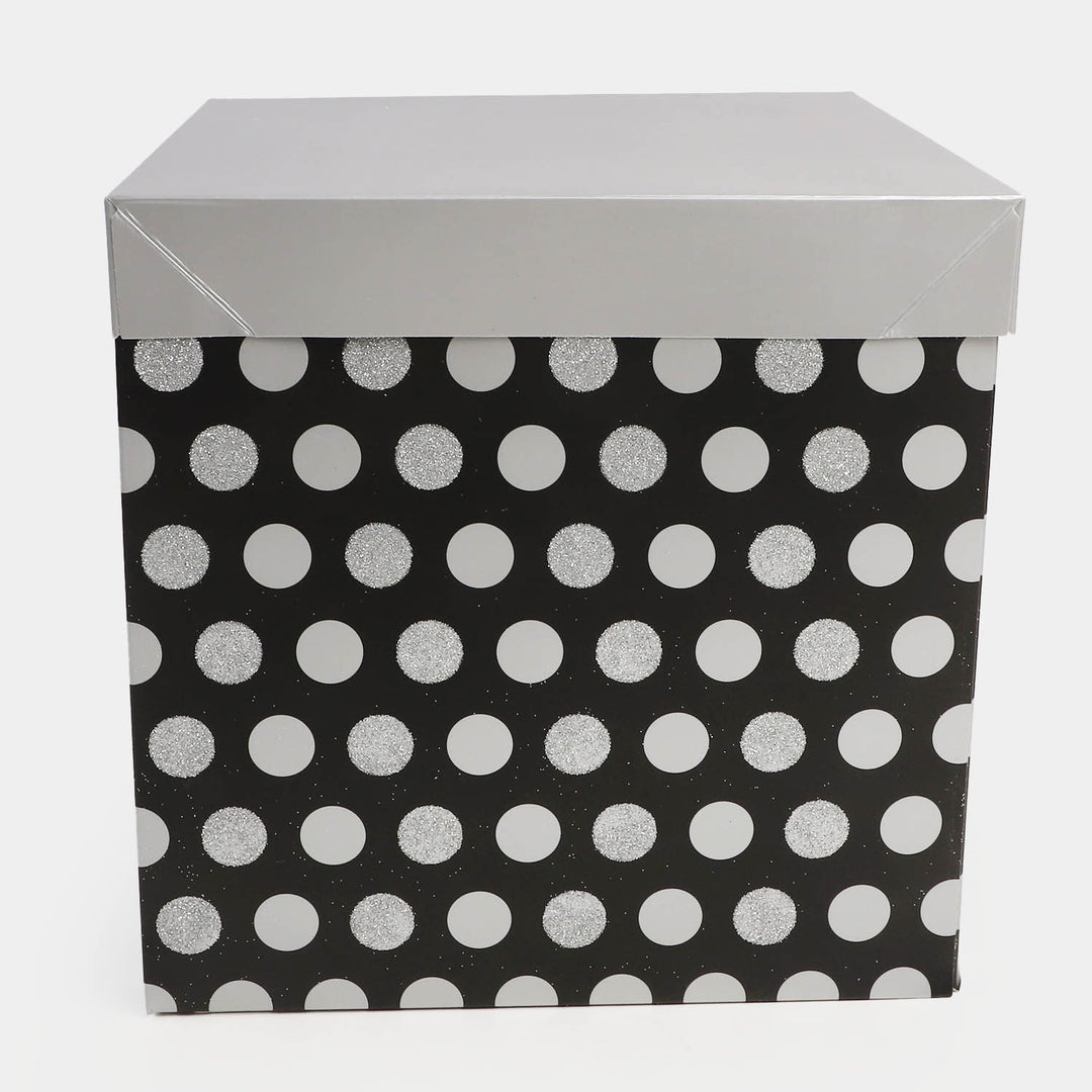 Paper Box with Ribbon for Gift Storage Decorating | Large