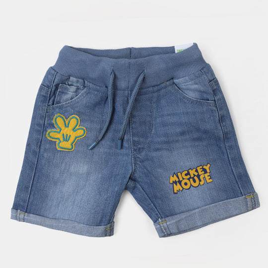 Infant Boys Denim Short - LIGHT BLUE