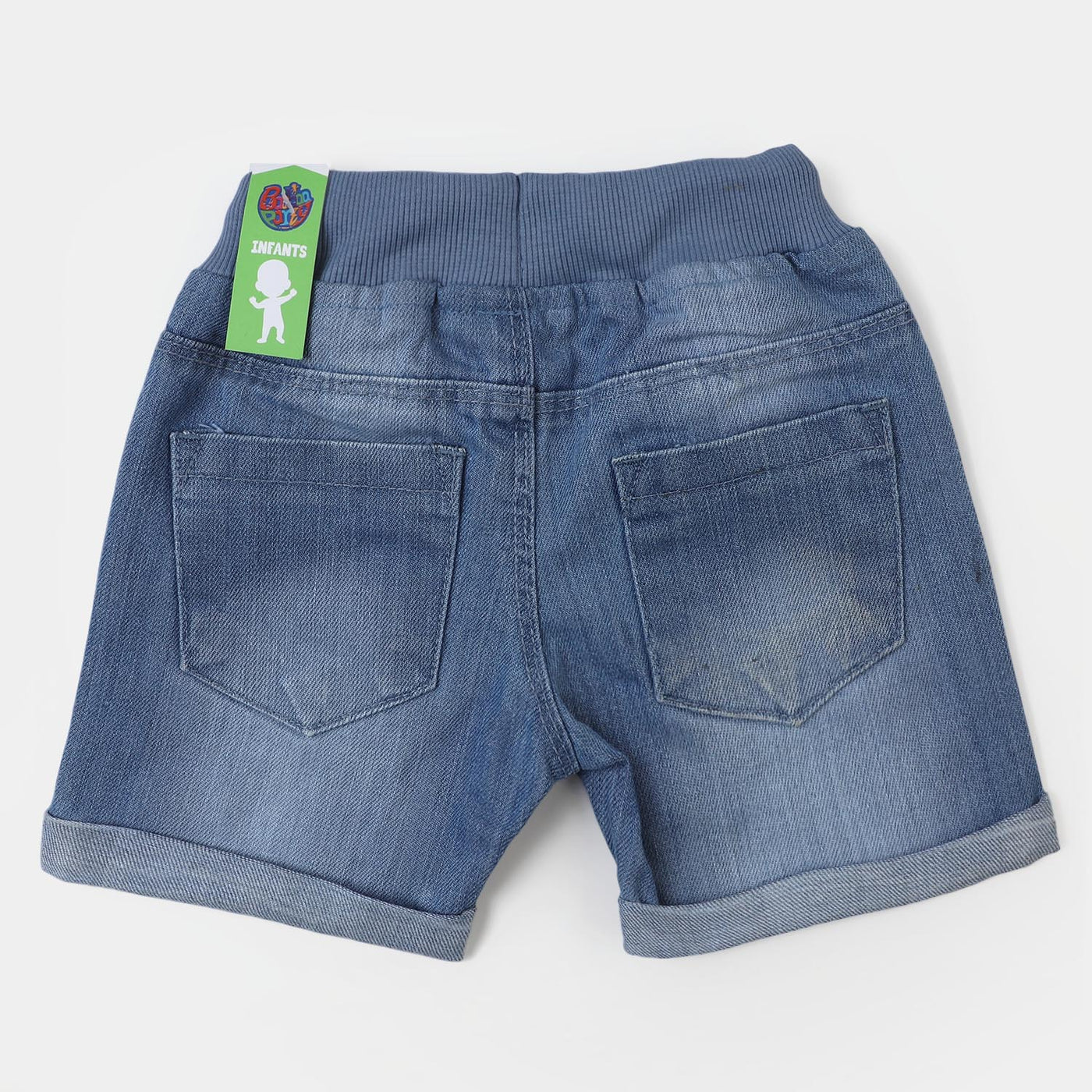 Infant Boys Denim Short - LIGHT BLUE