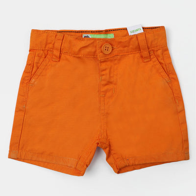 Infant Boys Cotton Short Basic - Orange