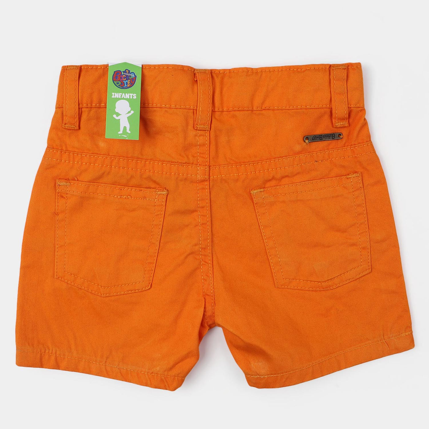 Infant Boys Cotton Short Basic - Orange