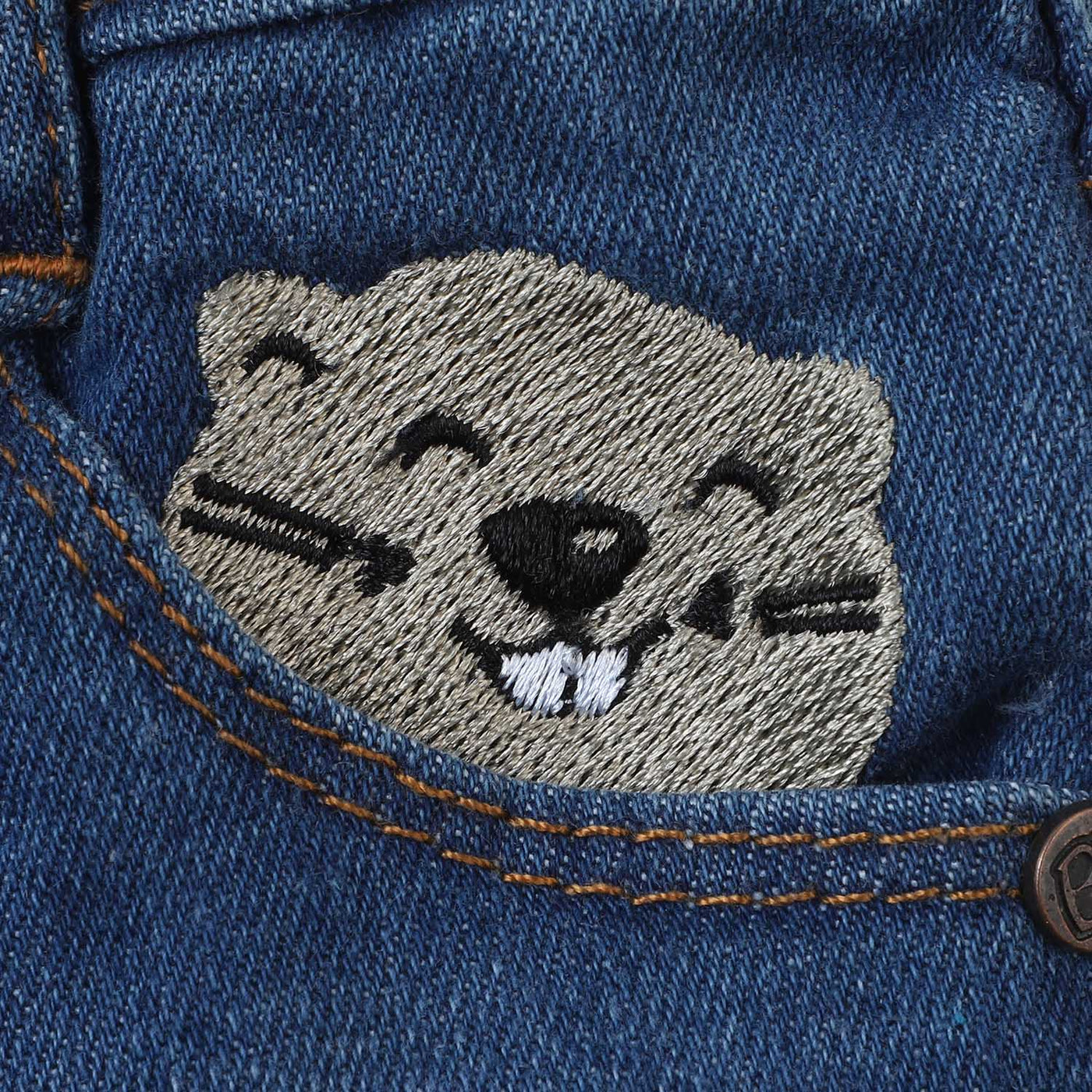 Infant Boys Denim Pant Otter - Mid Blue