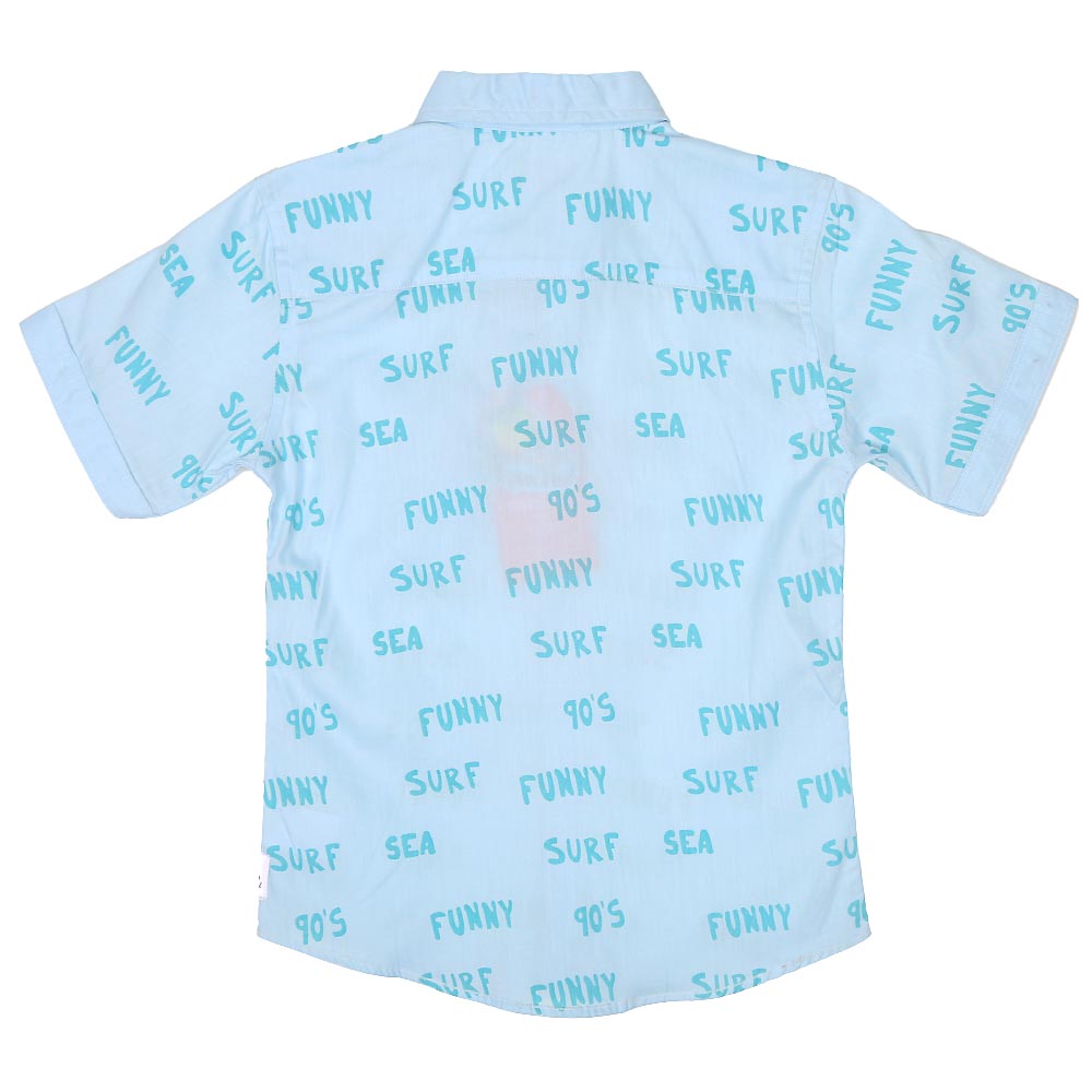 Boys Casual Shirt Aop Surf - Cooling Sp