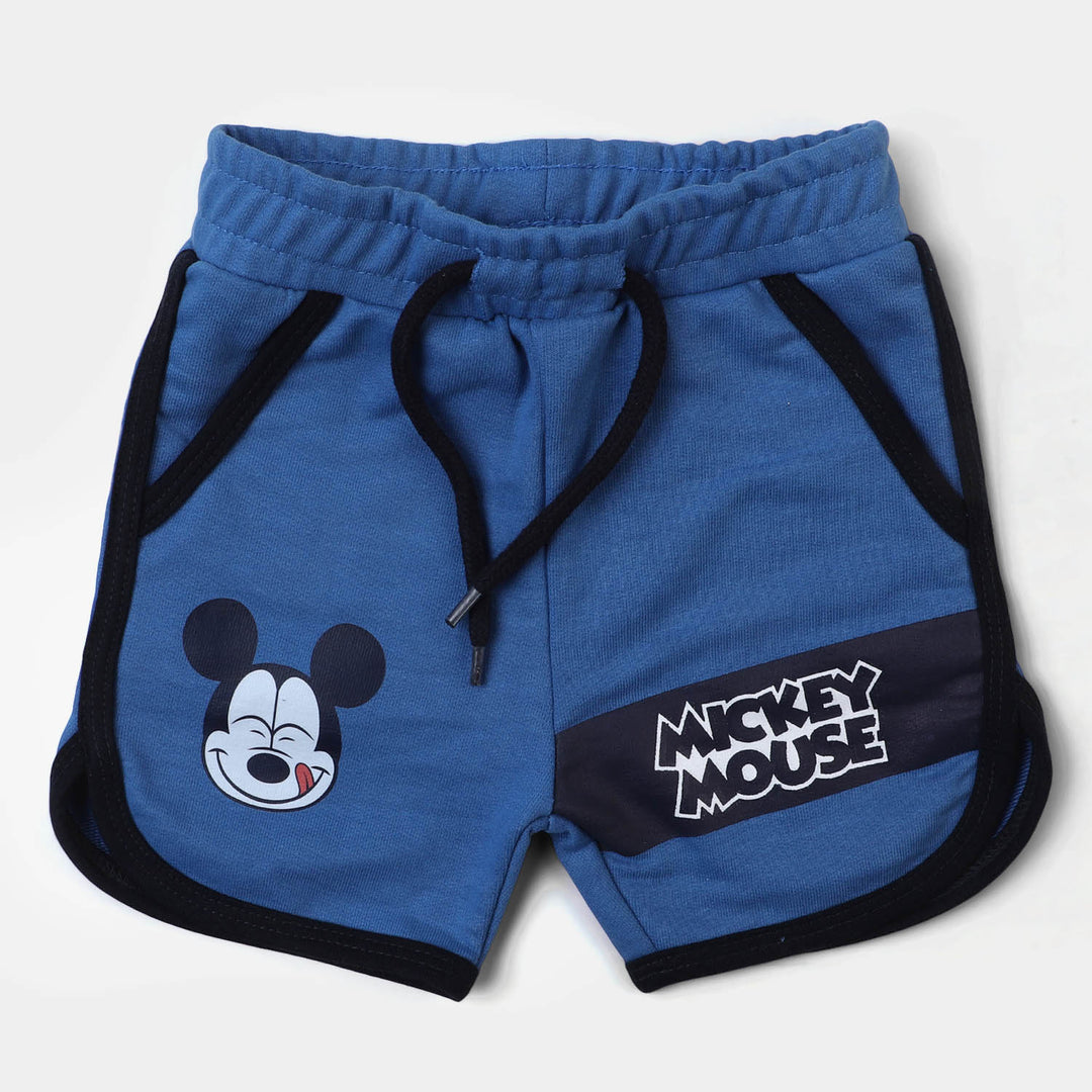 Infant Boys Knitted Short Character | Blue