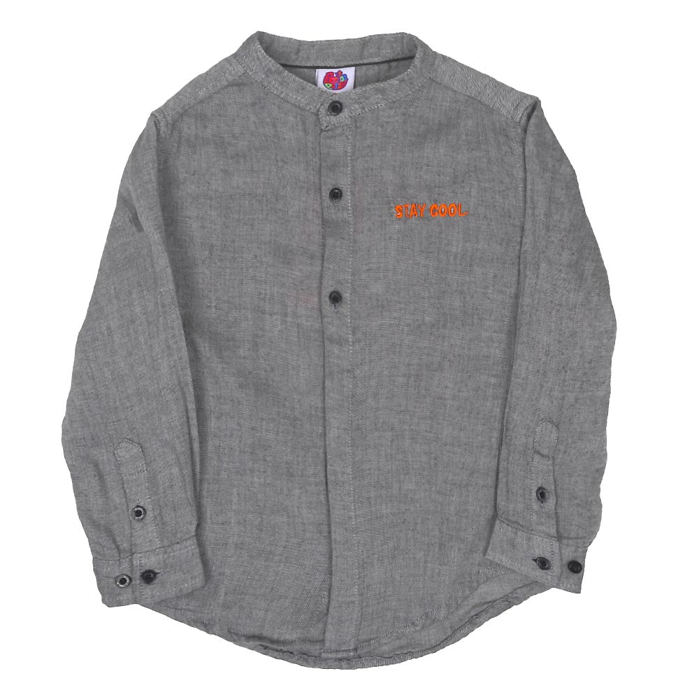 Boys Casual Shirt Stay Cool - Grey