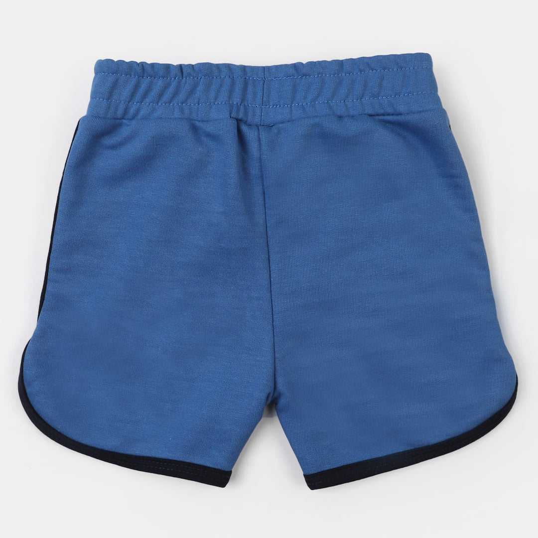 Infant Boys Knitted Short Character | Blue