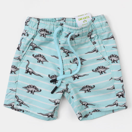 Infant Boys Cotton Short Dino | SKY BLUE