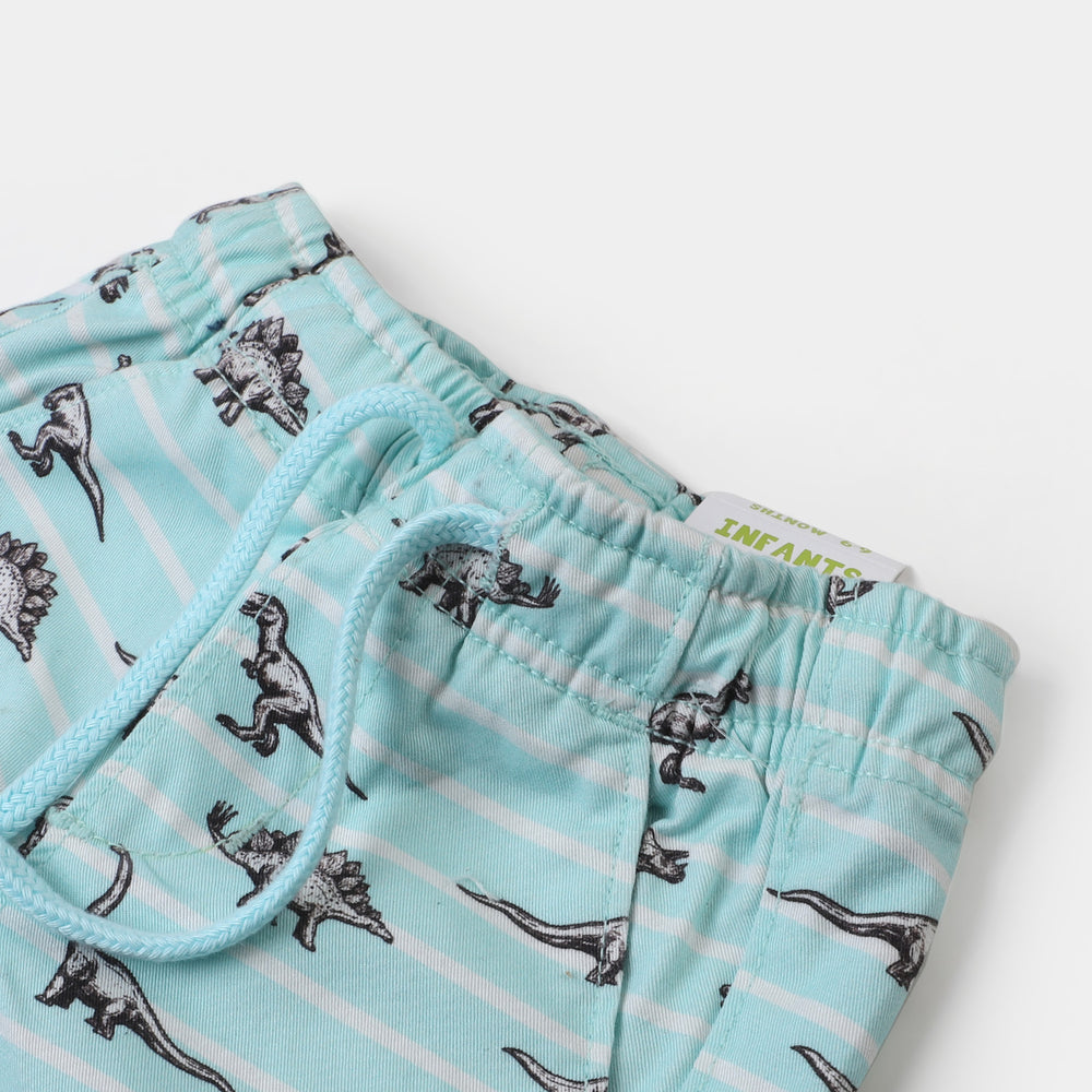 Infant Boys Cotton Short Dino | SKY BLUE