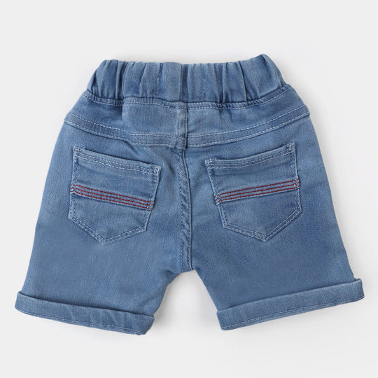 Infant Boys Denim Short Character - Ice Blue