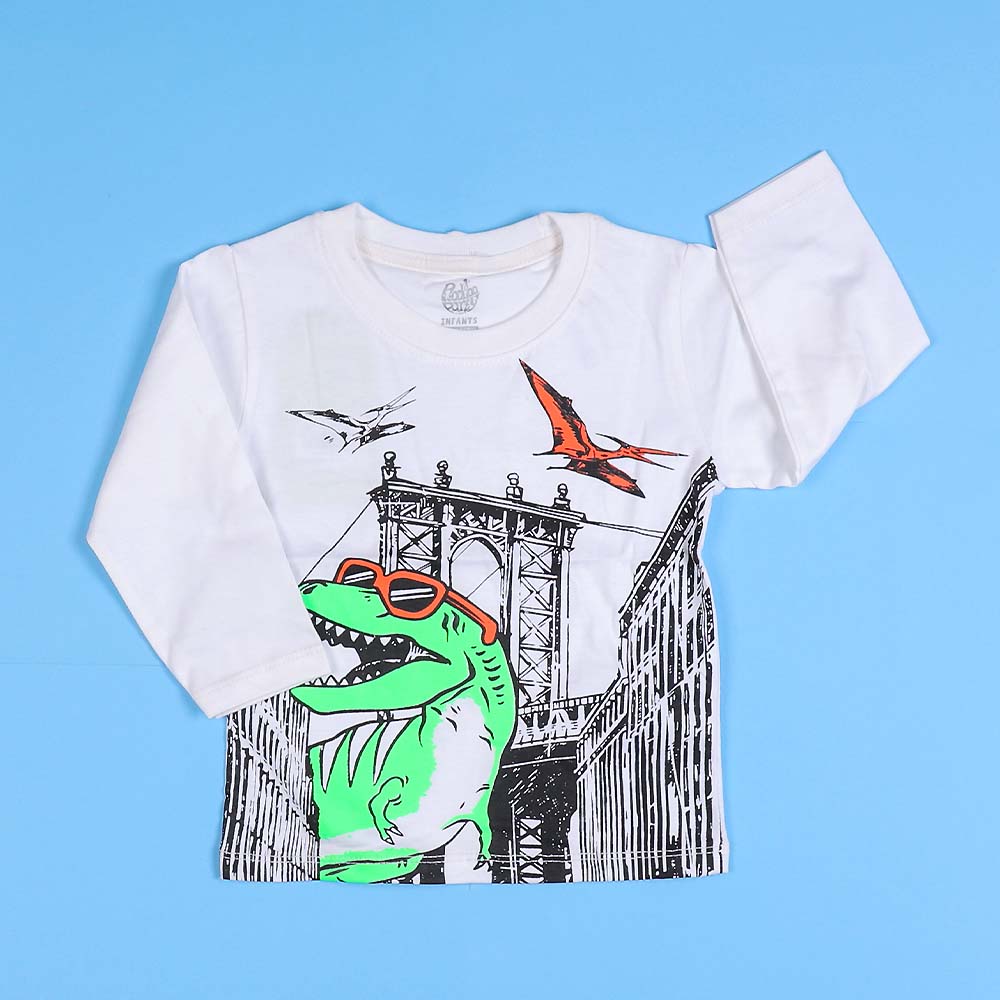 T-Shirt For Boys Jurassic - White (BP-001)