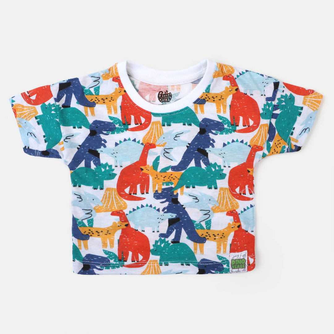 Infant Boys T-Shirt Dino All Over | Multi