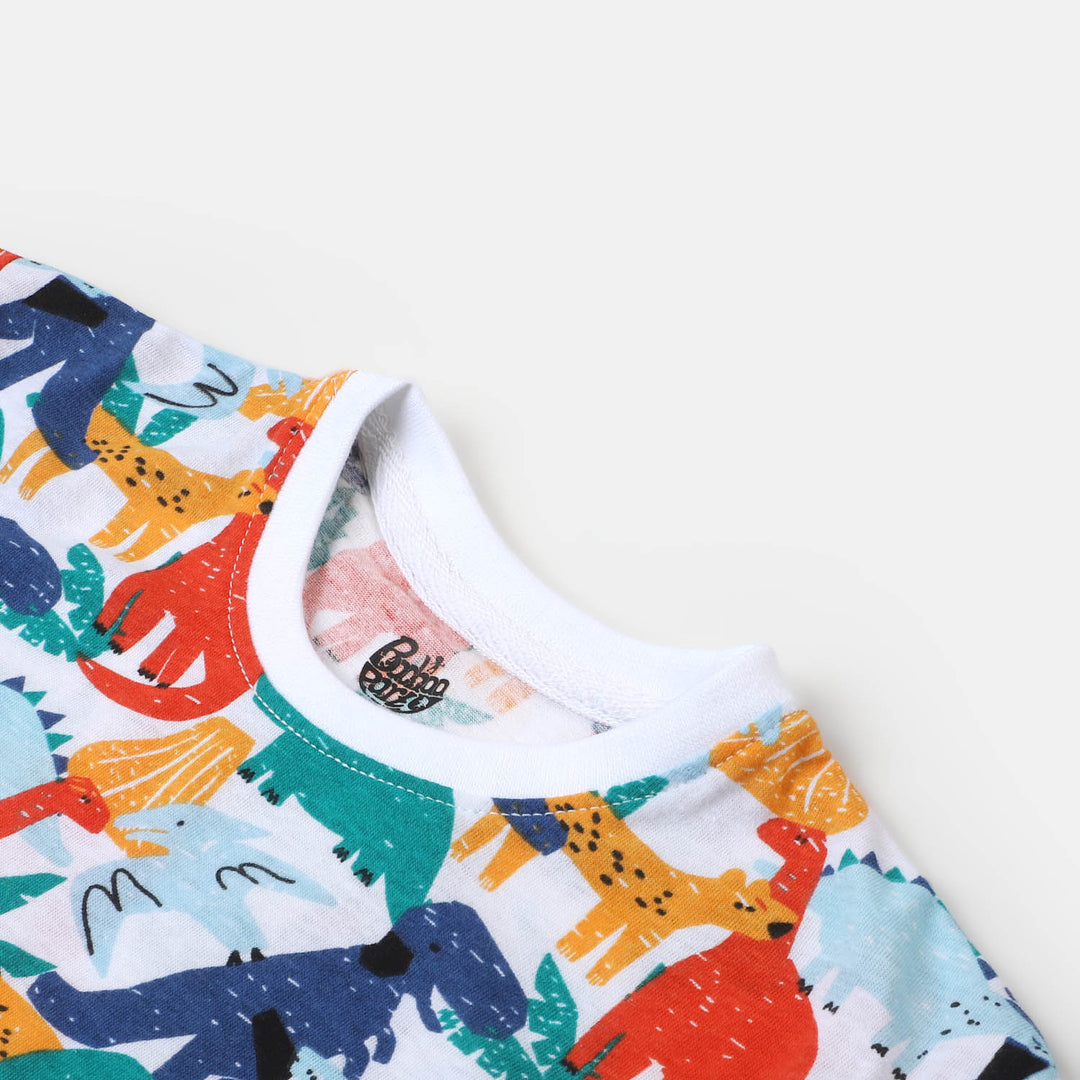 Infant Boys T-Shirt Dino All Over | Multi