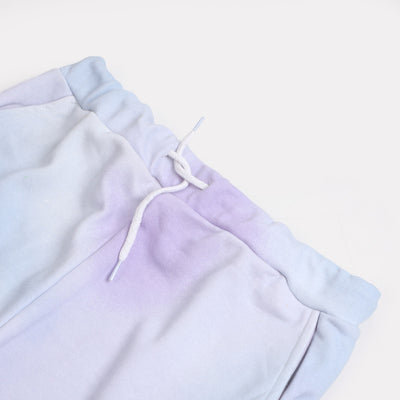Teens Girls Knitted Trouser Tie Dye Multi