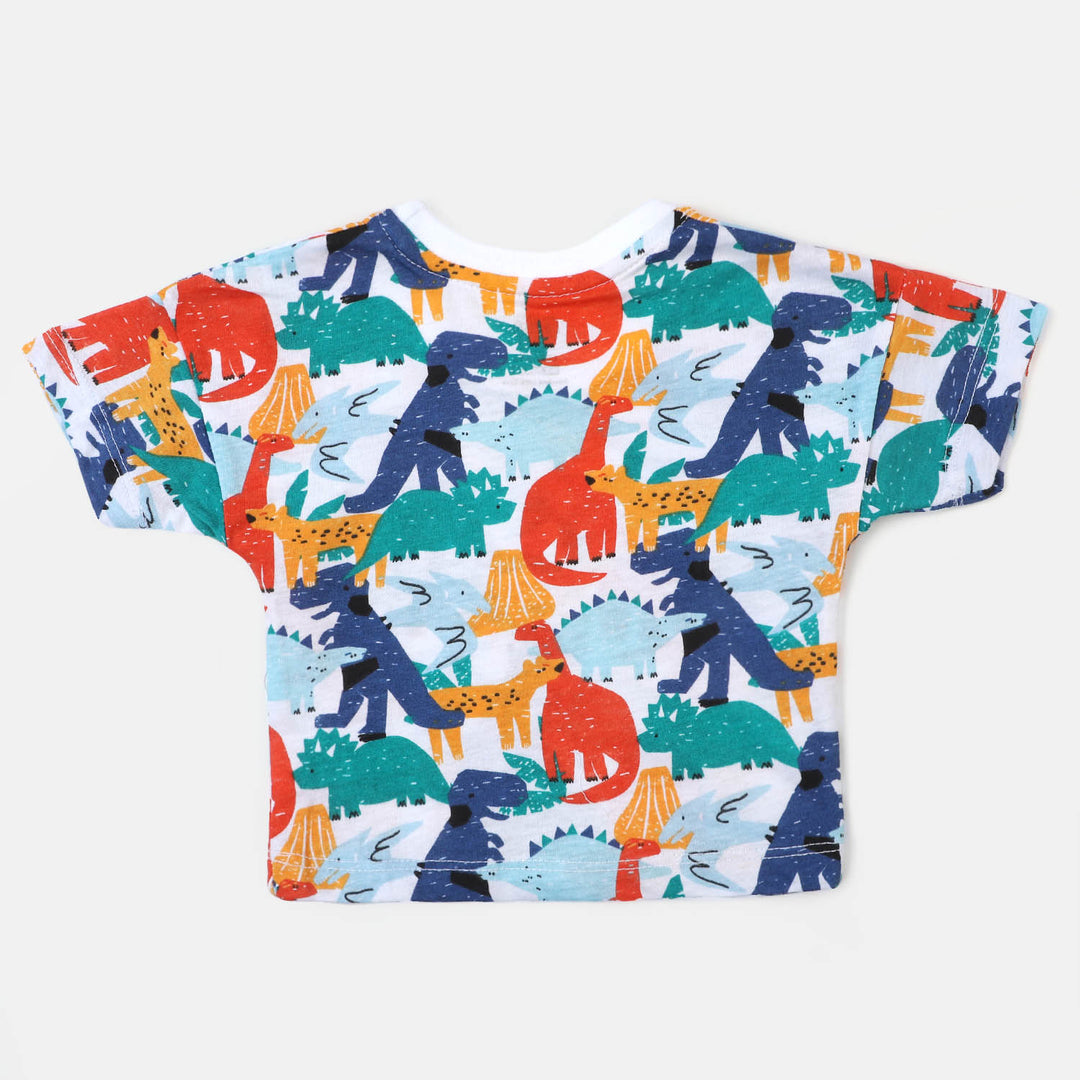 Infant Boys T-Shirt Dino All Over | Multi