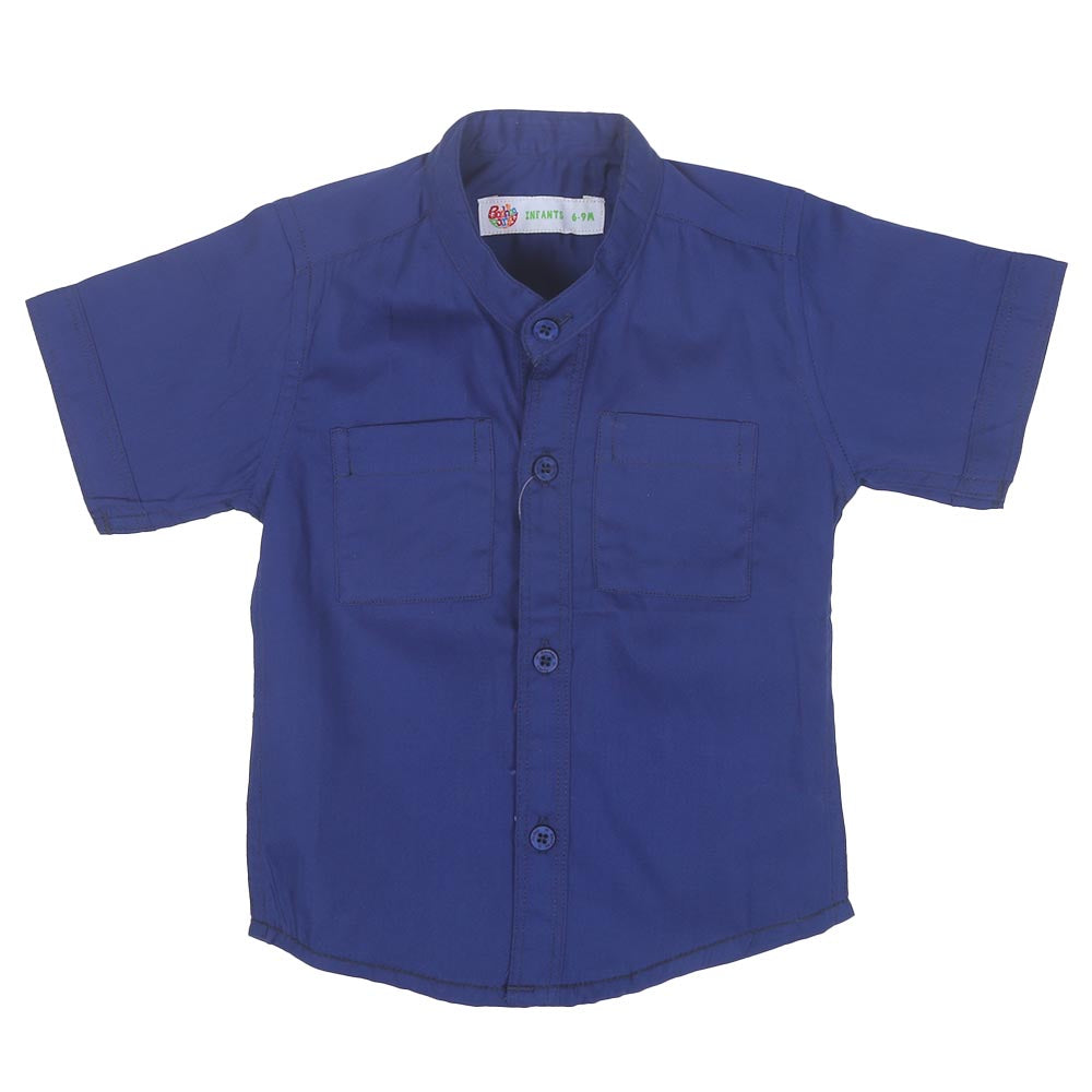 Infant Boys Casual Shirts Moms Tiger - Navy