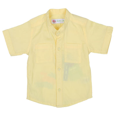 Infant Boys Casual Shirts Moms Tiger - Lt Yellow
