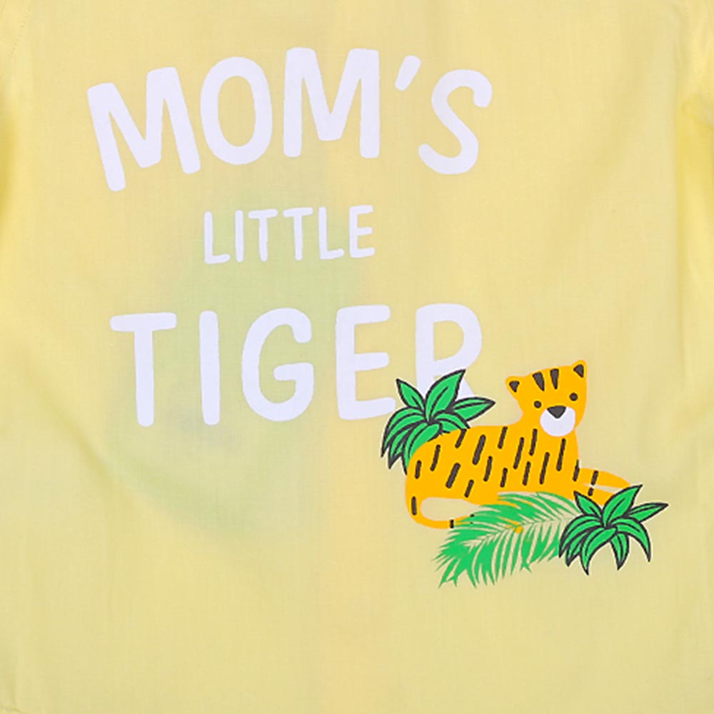 Infant Boys Casual Shirts Moms Tiger - Lt Yellow