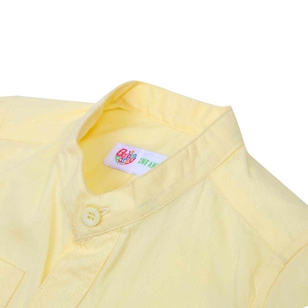 Infant Boys Casual Shirts Moms Tiger - Lt Yellow