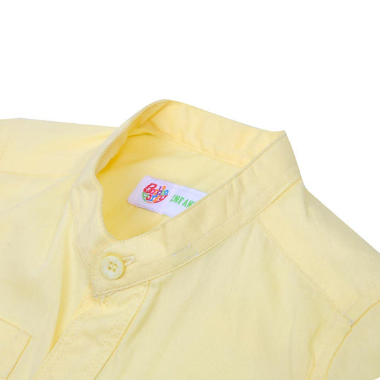 Infant Boys Casual Shirts Moms Tiger - Lt Yellow