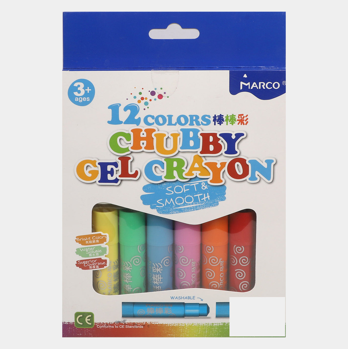 Chubby Gel Crayons Colors For Kids