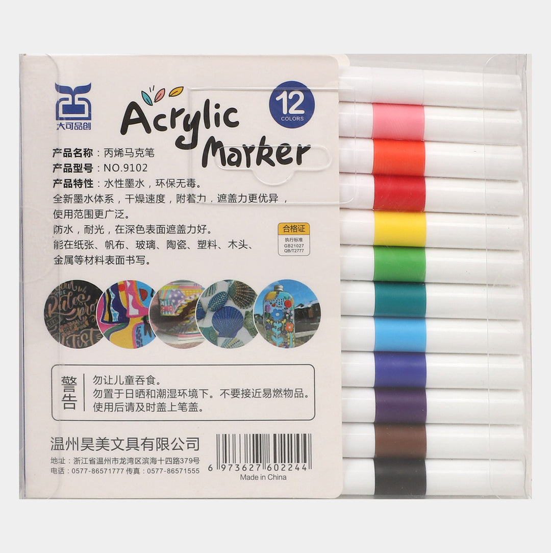 Acrylic Color Marker For Kids