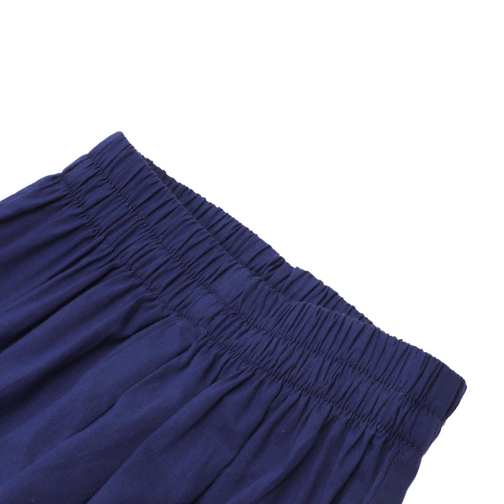 Girls Jacquard 3Pcs Fancy Royal Girl - NAVY