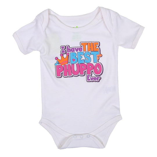 Infant Basic Romper Unisex Best Phuppo - White