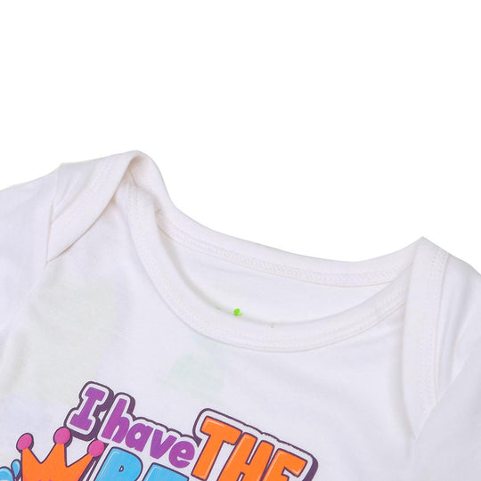 Infant Basic Romper Unisex Best Phuppo - White