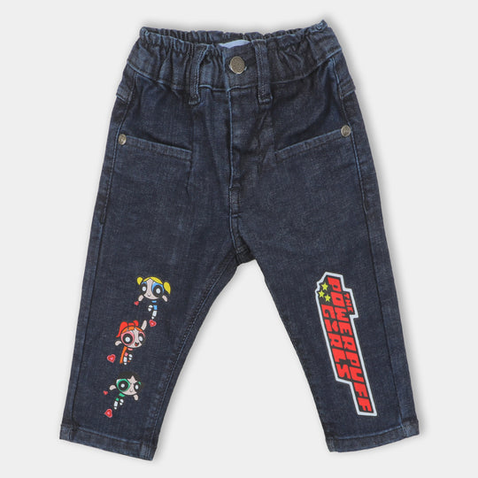 Infant Girls Pant Denim - Dark Blue