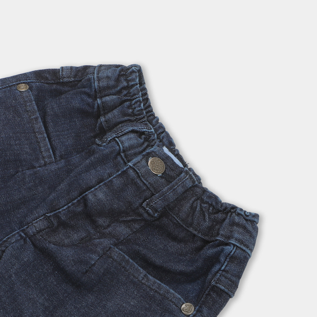 Infant Girls Pant Denim - Dark Blue